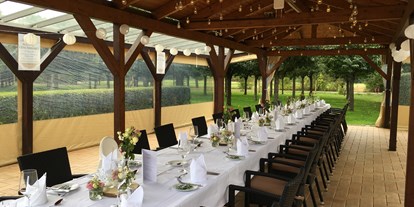 Hochzeit - interne Bewirtung - Königswinter - Gartenpavillon - Golf-Club Schloss Miel