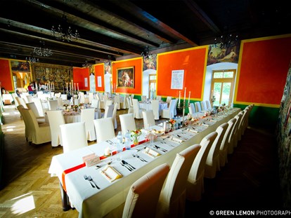 Hochzeit - Sommerhochzeit - Steiermark - Der Festsaal des Schloss Ottersbach.
Foto © greenlemon.at - Schloss Ottersbach