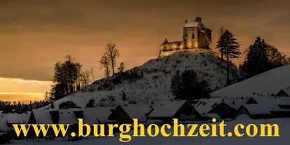 Hochzeit - Art der Location: ausgefallene Location - Ravensburg - Winterhochzeiten auf Schloss Waldburg - Schloss Waldburg