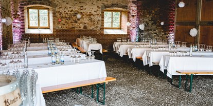 Hochzeit - nächstes Hotel - Scheyern - Das Stadl hergerichten für den Brautverzug - Klosterschenke Scheyern - Prielhof