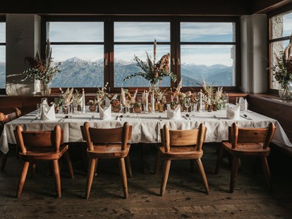 Hochzeit - Hochzeitsessen: mehrgängiges Hochzeitsmenü - Volders - Nordkette / Restaurant Seegrube