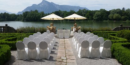 Hochzeit - Geeignet für: Geburtstagsfeier - Salzburg und Umgebung - Standesamtliche Trauung am Weiher - Hotel Schloss Leopoldskron