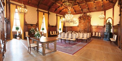 Hochzeit - Art der Location: Hotel - Mondsee - Standesamt Mondsee Fürstenzimmer - Schlosshotel Mondsee