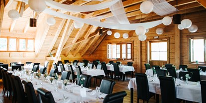 Hochzeit - Trauung im Freien - Bezirk Klagenfurt - Der große Festsaal des Restaurant Leiten in Klagenfurt. - Restaurant Leiten am Weingut Karnburg