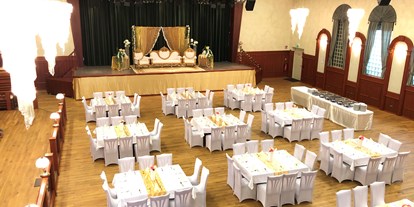 Hochzeit - externes Catering - Dorn-Dürkheim - Unser Festsaal gold/weiss - Zum Zöllerhannes