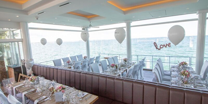 Hochzeit - Art der Location: Strand - Ostseeküste - Erdgeschoss Seeseite - Restaurant Wolkenlos