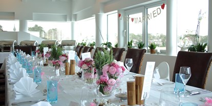Hochzeit - Geeignet für: Seminare und Meetings - Ostseeküste - Obergeschoss "Captains Lounge" 
für bis zu 40 Personen - Restaurant Wolkenlos