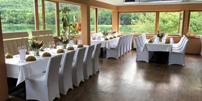Hochzeit - Umgebung: in den Bergen - Pertisau - Hochzeitsmahl im Restaurant Fischerstube - Restaurant Fischerstube