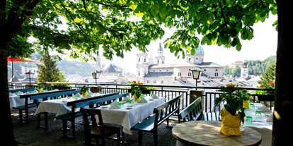 Hochzeit - Geeignet für: Hochzeit - Hallein - Gastgarten - Restaurant Stieglkeller - Salzburg