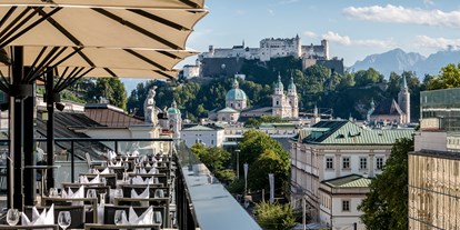 Hochzeit - Geeignet für: Eventlocation - Hof bei Salzburg - IMLAUER Sky Bar & Restaurant sowie Terrasse - IMLAUER Hotel Pitter Salzburg