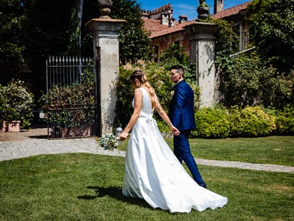 Hochzeit - Art der Location: im Freien - Der Park bietet zahlreiche tolle Plätze für unvergessliche Hochzeitsfotos. - AL Castello Resort -Cascina Capitanio 