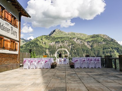 Hochzeit - Art der Location: Alm - Bezirk Bludenz - Hotel Goldener Berg & Alter Goldener Berg