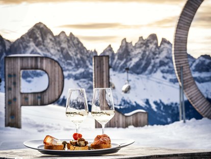 Hochzeit - Umgebung: in den Bergen - Südtirol - Winterfeeling - Restaurant La Finestra Plose