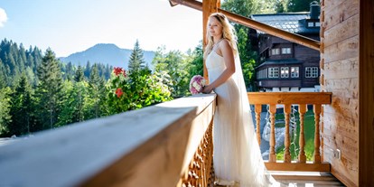 Hochzeit - Klimaanlage - Bayern - Auf dem Balkon der Lounge - Obere Brösel Alm - Berghotel Sudelfeld - Brösel Alm