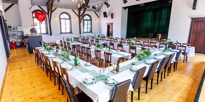 Hochzeit - Art der Location: Eventlocation - Kapellendorf - Tafel-Bestuhlung der Hochzeitslokation - Villa-Kapellendorf