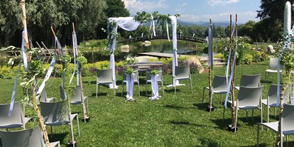 Hochzeit - Hochzeitsessen: 3-Gänge Hochzeitsmenü - Steiermark - Hochzeit am Naturbadeteich - Hotel G'Schlössl Murtal
