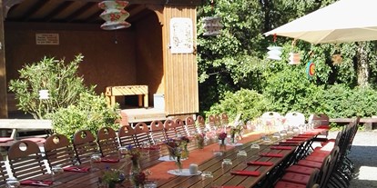 Hochzeit - Parkplatz: Busparkplatz - Oppach - Tafel zum Sommerfest - Bergwirtschaft Bieleboh Restaurant & Hotel
