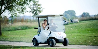 Hochzeit - Geeignet für: Eventlocation - Mecklenburg-Vorpommern - Spritztour mit dem Golf-Cart - Schloss Krugsdorf Hotel & Golf