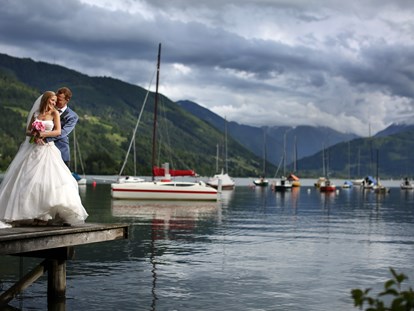 Hochzeit - barrierefreie Location - Leogang - Privatstrand am Zeller See - Schloss Prielau Hotel & Restaurants