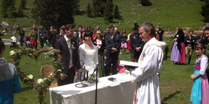 Hochzeit - Umgebung: am Land - Obertraun - Heiraten auf der Unterhofalm in Filzmoos. - Unterhofalm