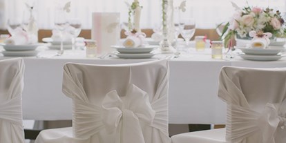 Hochzeit - Donnerskirchen - Hochzeitstafel im Hotel Müllner in Marz. - Hotel Müllner