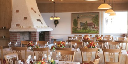Hochzeit - Ainring - Panoramarestaurant mit offenem Kamin - Gasthaus Ulrichshögl