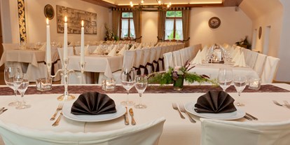 Hochzeit - Art der Location: Restaurant - Ravensburg - unser Hubertus-Saal - Hofgut Elchenreute Andechser Waldwirtschaft
