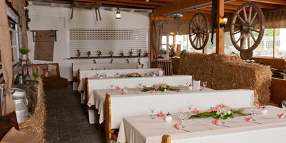 Hochzeit - Art der Location: Restaurant - Bad Schussenried - Hofgut Elchenreute Andechser Waldwirtschaft