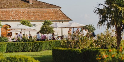 Hochzeit - Art der Location: Eventlocation - Friedrichshafen - Die Terrasse des Neues Schloss Meersburg. - Neues Schloss Meersburg
