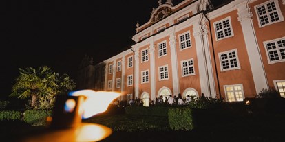 Hochzeit - Art der Location: Schloss - Baden-Württemberg - Neues Schloss Meersburg bei Nacht. - Neues Schloss Meersburg