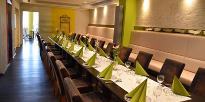Hochzeit - Art der Location: Restaurant - Bedburg - Saal
Tafel für bis zu 35 Personen  - Restautrant Pfanntissimo