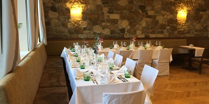 Hochzeit - Art der Location: Restaurant - Donauraum - Kleiner Saal - gedeckt für ca 20 Personen - Donauhof Zwentendorf