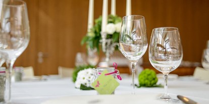 Hochzeit - Preisniveau: moderat - Fohnsdorf - gedeckter Tisch - Hotel Hofwirt