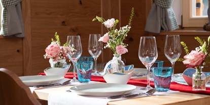 Hochzeit - Preisniveau: hochpreisig - Oberaudorf - Tischdeko - Spitzing Alm
