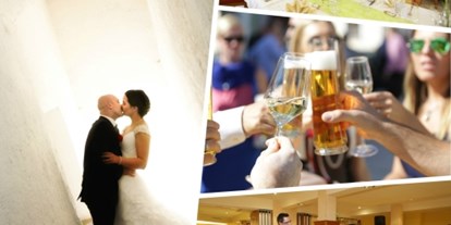 Hochzeit - Umgebung: in einer Stadt - Wagrain - Collage Hochzeit im Hotel Post in Radstadt - Hotel Post Walter 