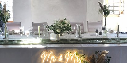 Hochzeit - Essen - Brauttisch  - Haus Herbede