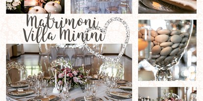 Hochzeit - externes Catering - Italien - Dekoration  - Villa Minini