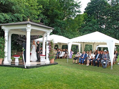 Hochzeit - Geeignet für: Hochzeit - Steinhöfel (Landkreis Oder-Spree) - Pavillon und Kuppelzelt auf Burgwiese - The Lakeside Burghotel zu Strausberg