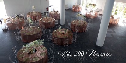 Hochzeit - Art der Location: Eventlocation - Baden-Württemberg - Bis 200 Personen bei Bankett-Rundtischen. - EVENTHAUS75