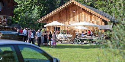Hochzeit - Geeignet für: Geburtstagsfeier - Lermoos - Heiraten in der Triendlsäge in Seefeld. - Waldgasthaus Triendlsäge