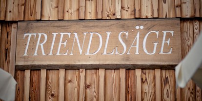 Hochzeit - Preisniveau: moderat - Seefeld in Tirol - Heiraten in der Triendlsäge, Seefeld. - Waldgasthaus Triendlsäge