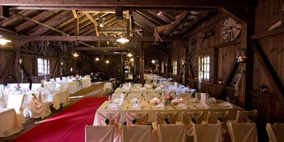 Hochzeit - Geeignet für: Hochzeit - Seefeld in Tirol - Uriges Ambiente im Festsaal der Triendlsäge, Seefeld. - Waldgasthaus Triendlsäge