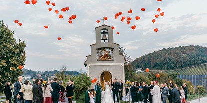 Hochzeit - Laßnitzhöhe - Auch eine kleine Kapelle steht euch für eine Trauung im Freien am Hirschmugl am Seggauberg zur Verfügung. - Hirschmugl - Domaene am Seggauberg