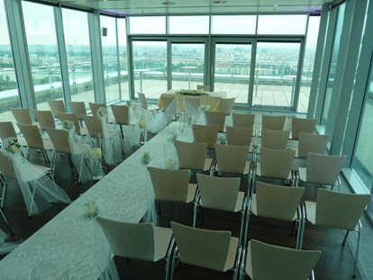 Hochzeit - Art der Location: ausgefallene Location - Wien Neubau - wolke19 im Ares Tower