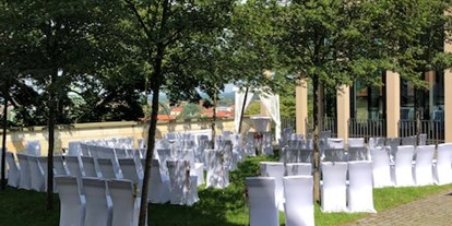 Hochzeit - Garten - Dresden - Heiraten auf Schloss Sonnenstein | Schloßcafé Pirna