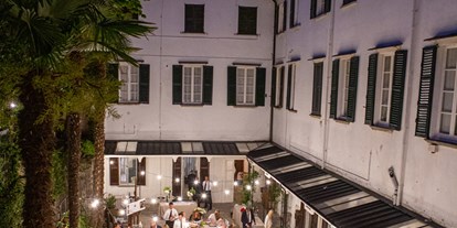 Hochzeit - Art der Location: Villa - Serpiano - Villa Piceni steht den Gästen für die Feier exklusiv zur Verfügung. - Villa Piceni