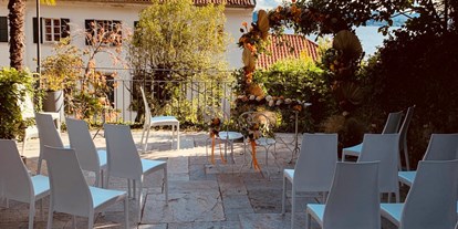 Hochzeit - wolidays (wedding+holiday) - Italien - Der private Garten der Villa Piceni mit Seeblick. - Villa Piceni
