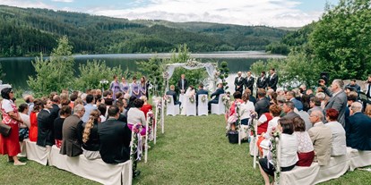Hochzeit - Sulztal - Eine Trauung im Freien am Soboth Stausee in der Wanderregion Steiermark. - Sobother Stausee