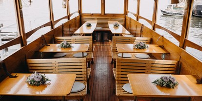 Hochzeit - Brandenburg Nord - Die MS Charleston bietet Platz für 27 Hochzeitsgäste. - Bunte Flotte - MS Charleston