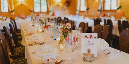 Hochzeit - Hochzeitsessen: mehrgängiges Hochzeitsmenü - Schwäbische Alb - Eine Hochzeitsfeier in der Forsthofalm - Forsthof Almhütte